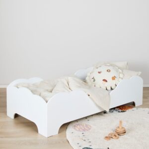 JLY Skyet Juniorseng 70 x 140, Hvid, Børnesenge