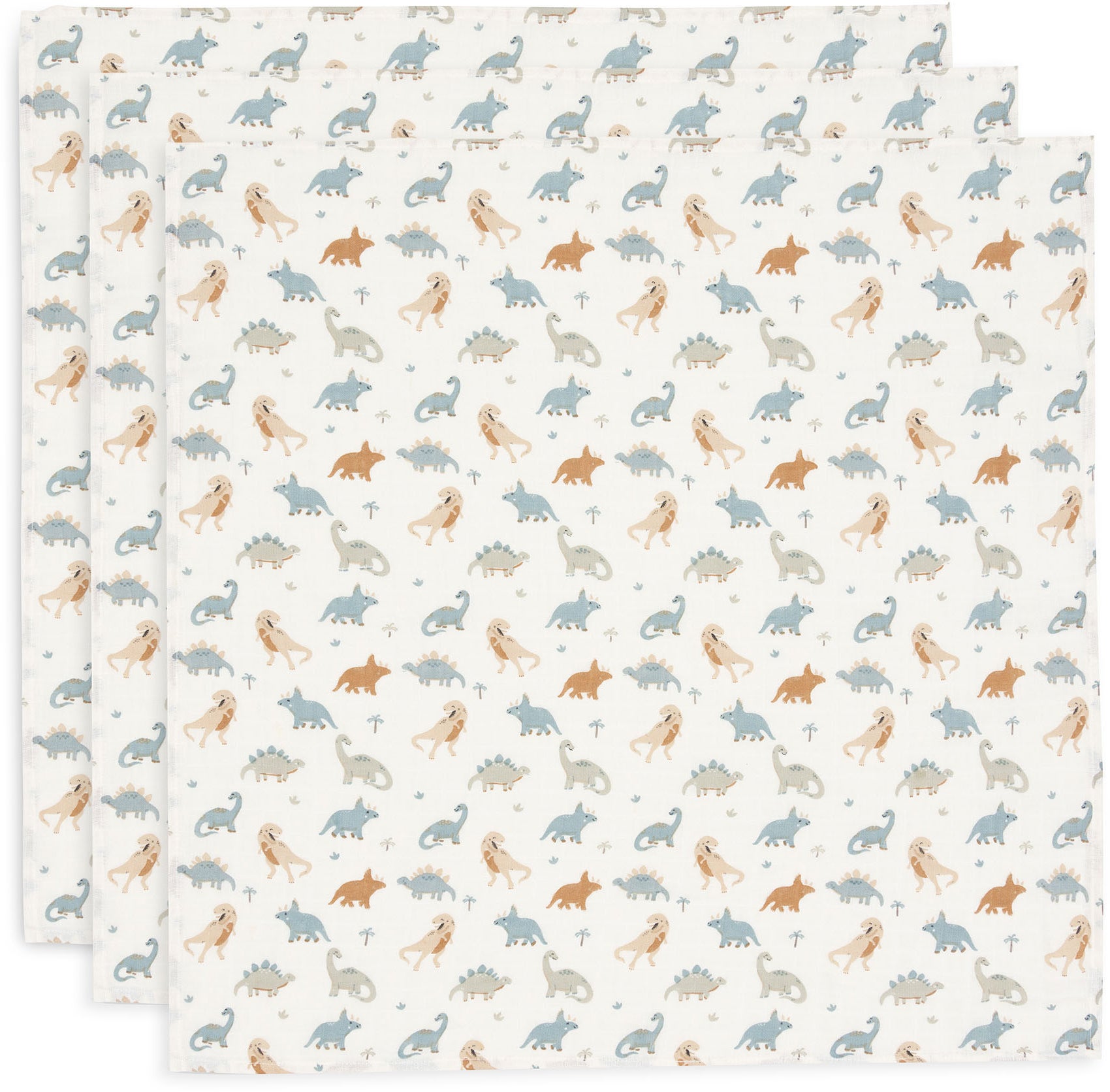 Jollein Tæppe/ Stofble i Musselin 3-pak, Roarsome