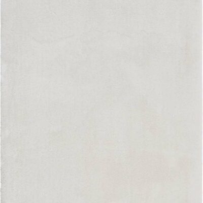 KM Carpets Cozy Gulvtæppe 80x160, White
