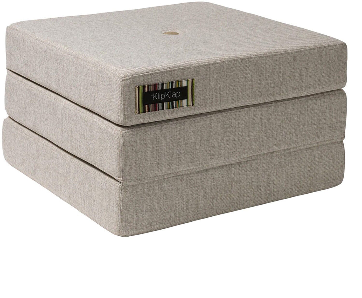 KlipKlap 3 Fold Single Madras, Beige