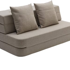 KlipKlap 3 Fold Sofa, Sandfarvet, Børnemøbler, Indretning børneværelse