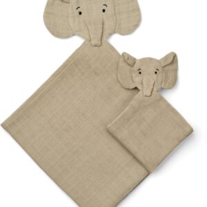 LIEWOOD Alya Elephant Nusseklud Sæt, Mist