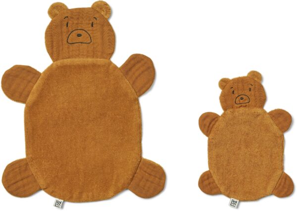 LIEWOOD Janai Nusseklud 2-Pak, Mr Bear/Golden Caramel