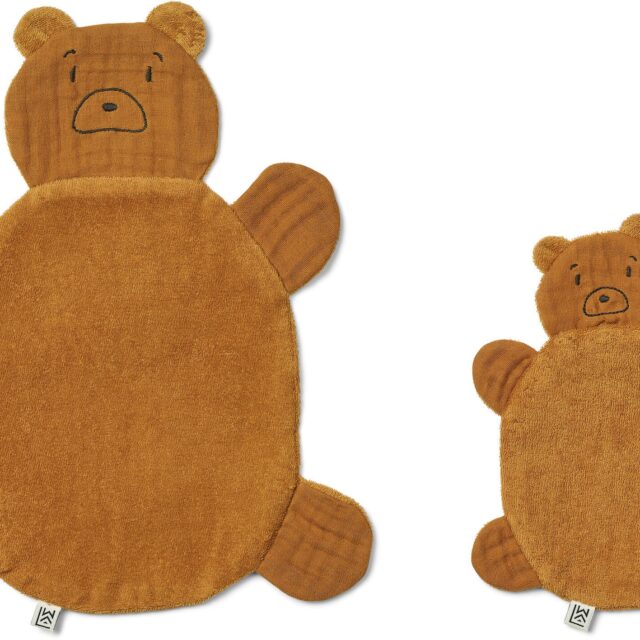 LIEWOOD Janai Nusseklud 2-Pak, Mr Bear/Golden Caramel