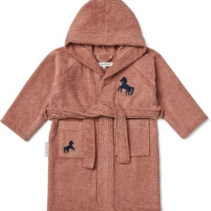 LIEWOOD Kenna Badekåbe, Horses/Dark Rosetta, 1-2 år