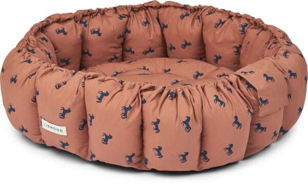 LIEWOOD Ola Babynest, Horses / Dark Rosetta