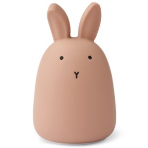 LIEWOOD Winston Natlampe, Rabbit Dark Rose, Børnelampe