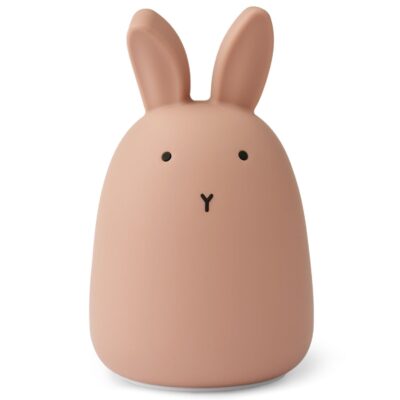 LIEWOOD Winston Natlampe, Rabbit Dark Rose, Børnelampe