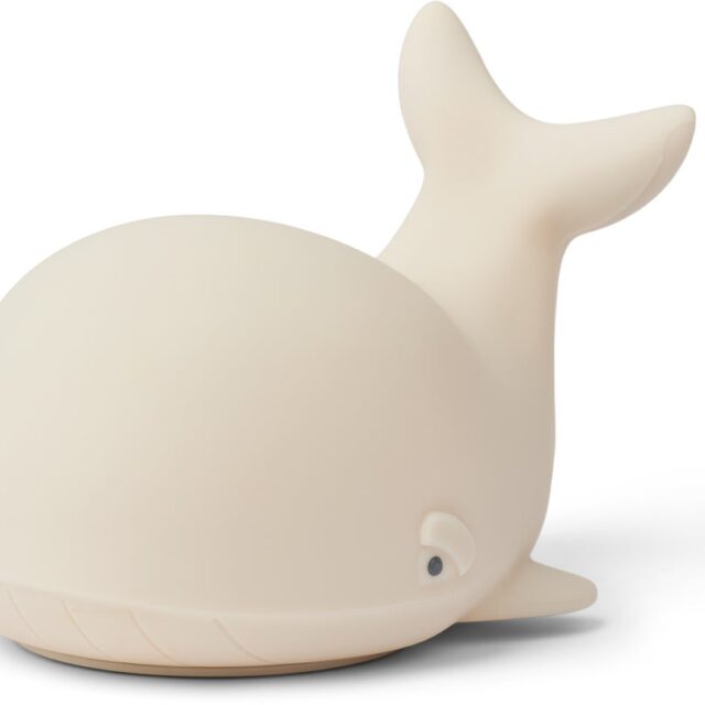 LIEWOOD Winston Whale Natlampe, Sandy, Børnelampe