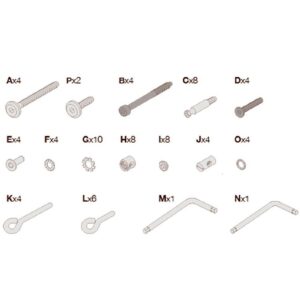 Leander Linea Tilpasningssæt til Babyseng - 76 Dele