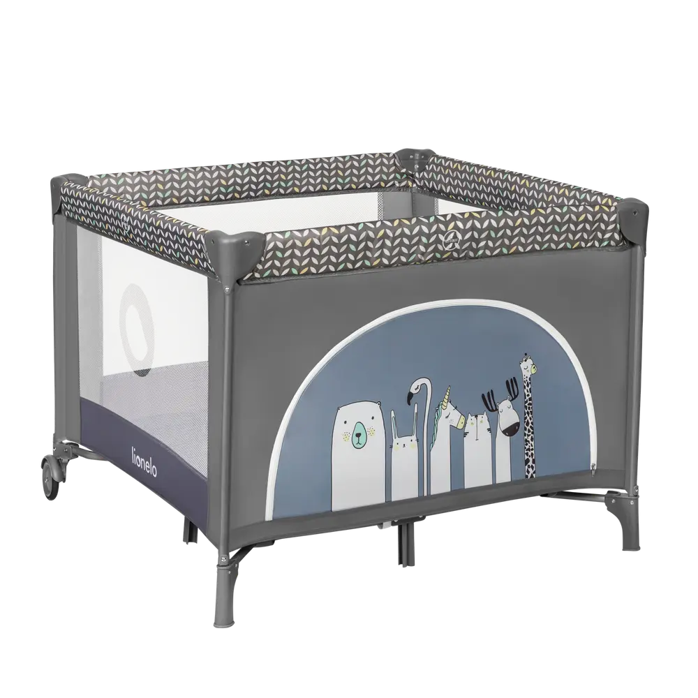 Lene kravlegård/rejseseng - Grey Stone