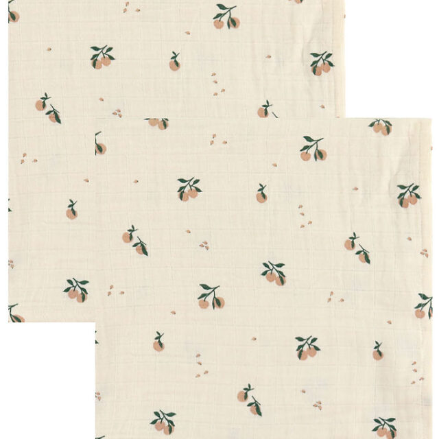 Liewood Stofbleer - Musselin - 2-pak - 65x65 cm - Lewis - Peach