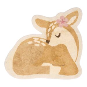 Little Dutch Dådyr Gulvtæppe 103x110, Sandfarvet