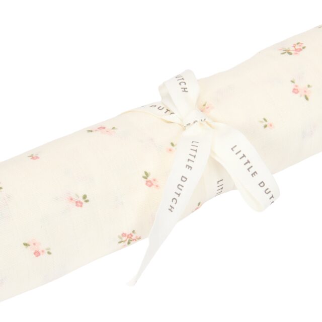 Little Dutch Fairy Blossom Tæppe/ Stofble i Musselin, Hvid