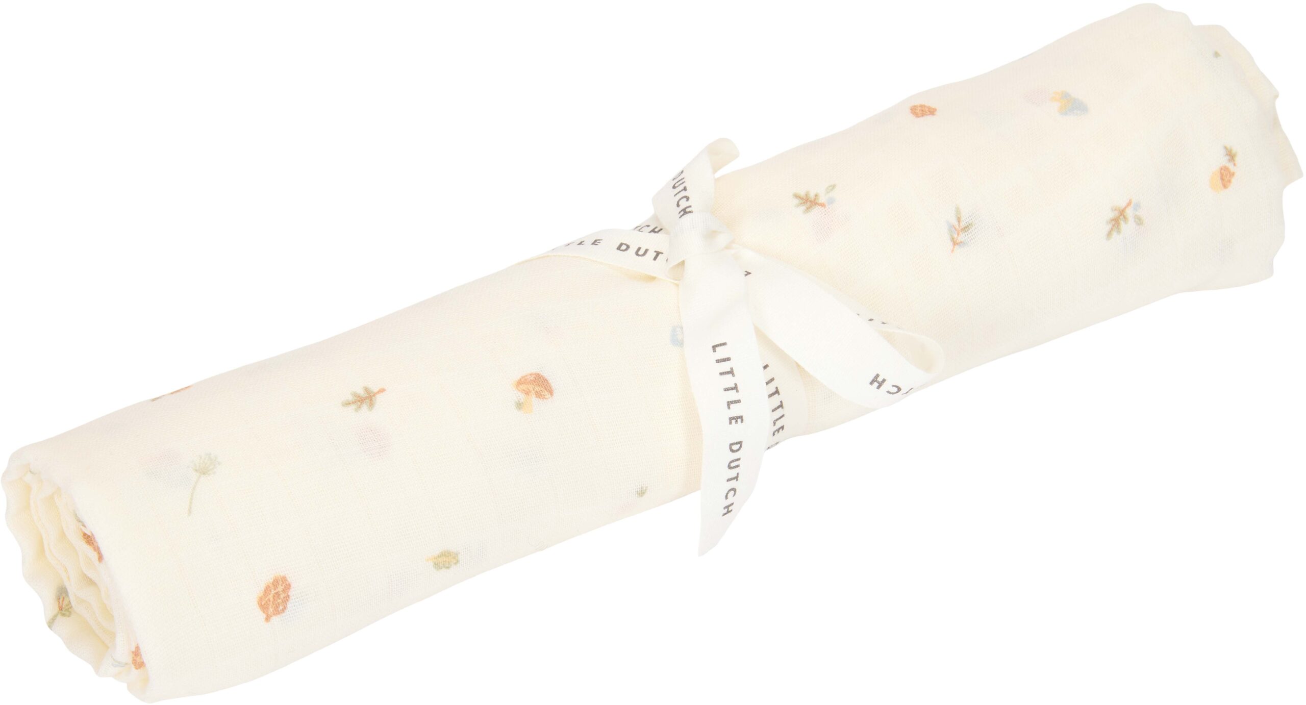 Little Dutch Forest Treasures Tæppe/ Stofble i Musselin, Hvid