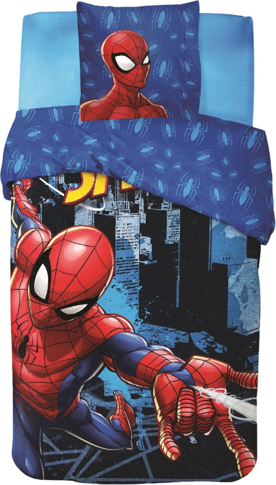 Marvel Spider-Man Sengesæt 140x200, Blå