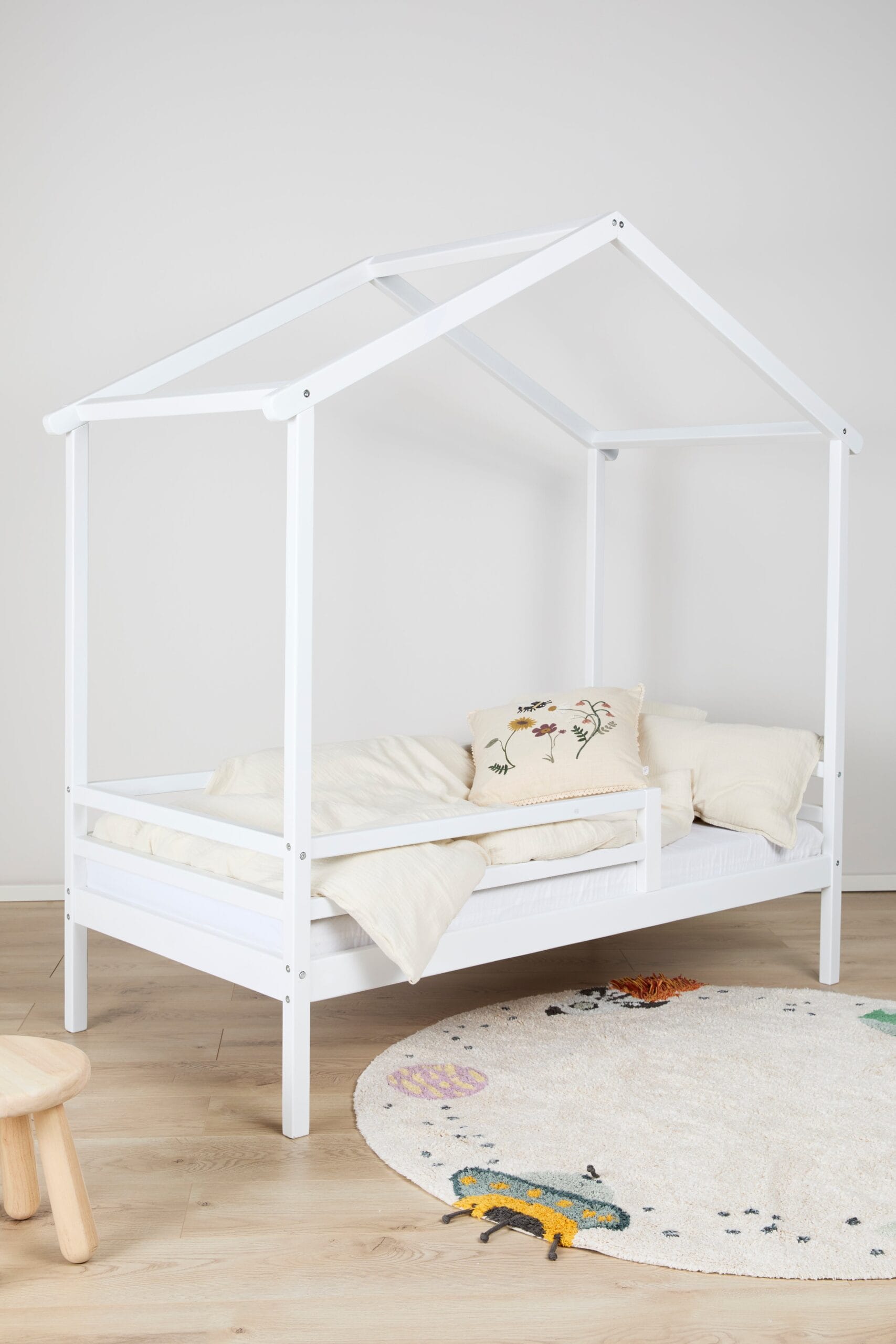 Minitude Nordic JAXSON Juniorseng 70x140, Hvid, Børnesenge
