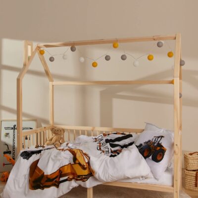 Minitude Nordic NOAH Juniorseng 70x160, Natur, Børnesenge