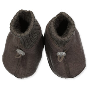 Mørkebrun merino uld fleece futter (60 cm)