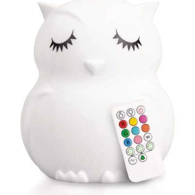 Nitelite Natlampe Ugle, Hvid, Børnelampe