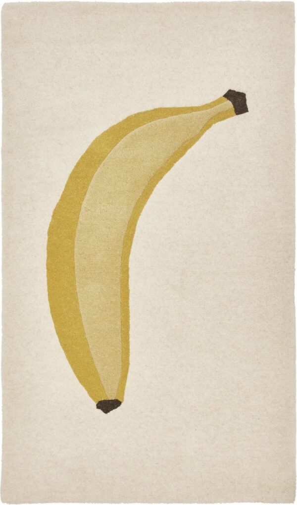 OYOY Banana Tuftet Gulvtæppe, Gult