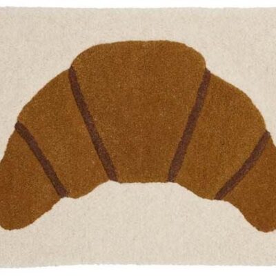 OYOY Croissant Tufted Miniature Gulvtæppe, Brown