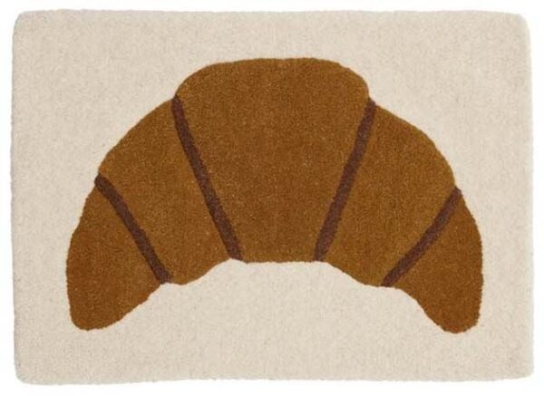 OYOY Croissant Tufted Miniature Gulvtæppe, Brown
