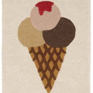 OYOY Ice Cream Tufted Miniature Gulvtæppe