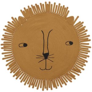 OYOY Mara Lion Gulvtæppe, Camel