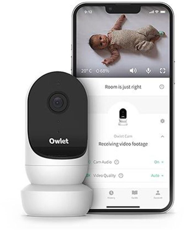Owlet Cam 2 Babyalarm, White