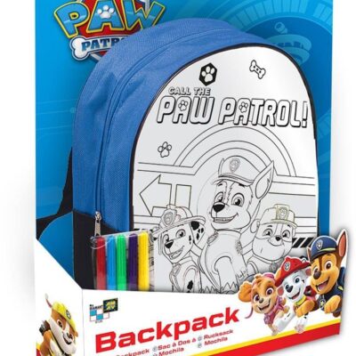 Paw Patrol DIY Rygsæk med Blyanter, Blå