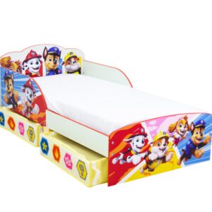 Paw Patrol Juniorseng med Opbevaring, Multifarvet, Børnesenge