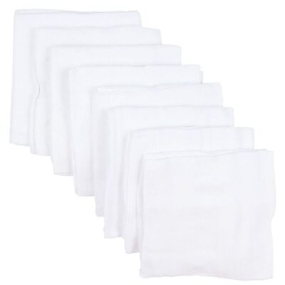 Pippi Stofble - 8-Pak - 70x70 cm - Brilliant White