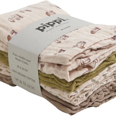 Pippi Stofble 8-pak, Sheer Bliss