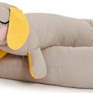 Roommate Pude Lazy Long Dog, Grå