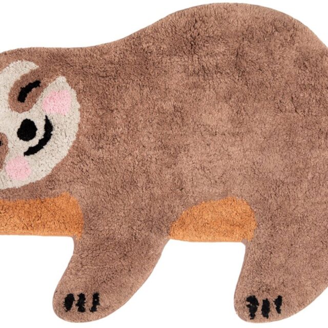 Sass & Belle Gulvtæppe 70x48 Happy Sloth