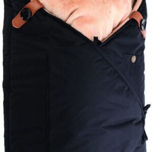 Sleepbag Mini Vinterkørepose, Black/Brown