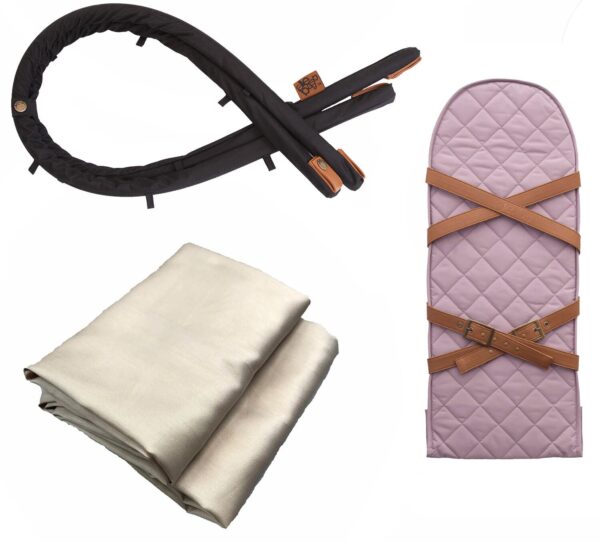 Sleepbag Tilbehørspakke Mini, Dusty Purple/Brown