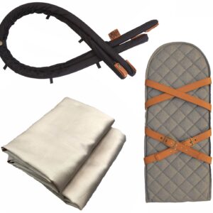 Sleepbag Tilbehørspakke Mini, Grey Mélange/Brown