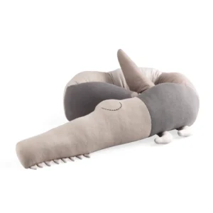 Sleepy Croc strikket pude - Seabreeze Beige