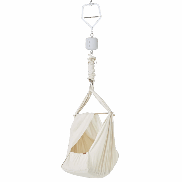 Slyngevugge med vuggemotor (premium, karmbeslag)