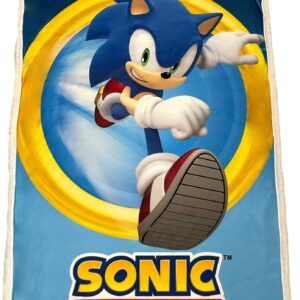 Sonic The Hedgehog Sherpa Stofble, Blå