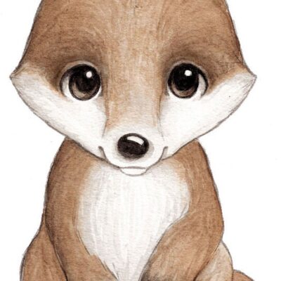 Stickstay Flurry The Fox Wallsticker