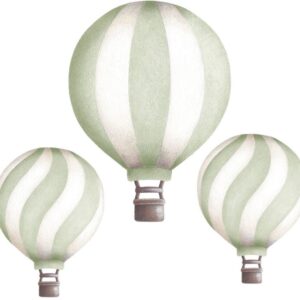 Stickstay Vintage Balloon Set Wallsticker, Pistachio