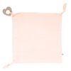 Sutteklud med hjerteformet bidering - GOTS certificeret økologisk bomuld - 35x35 cm - Rose Moon - Müsli By Green Cotton