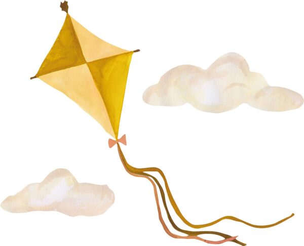 That's Mine Wallsticker Kite Small, Ochre