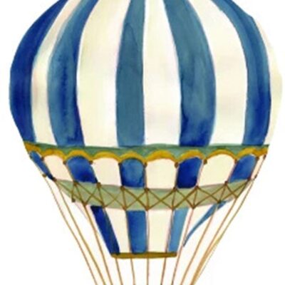 That's Mine Wallsticker Retro Luftballon Stor, Blå