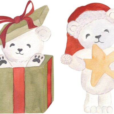 That's Mine Wallstickers, Santa Bears
