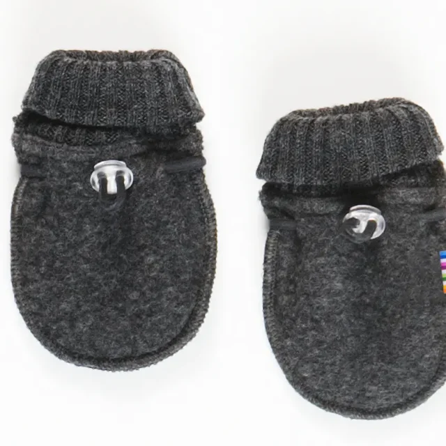 Uld Baby Luffer - Grå/15205 - 90
