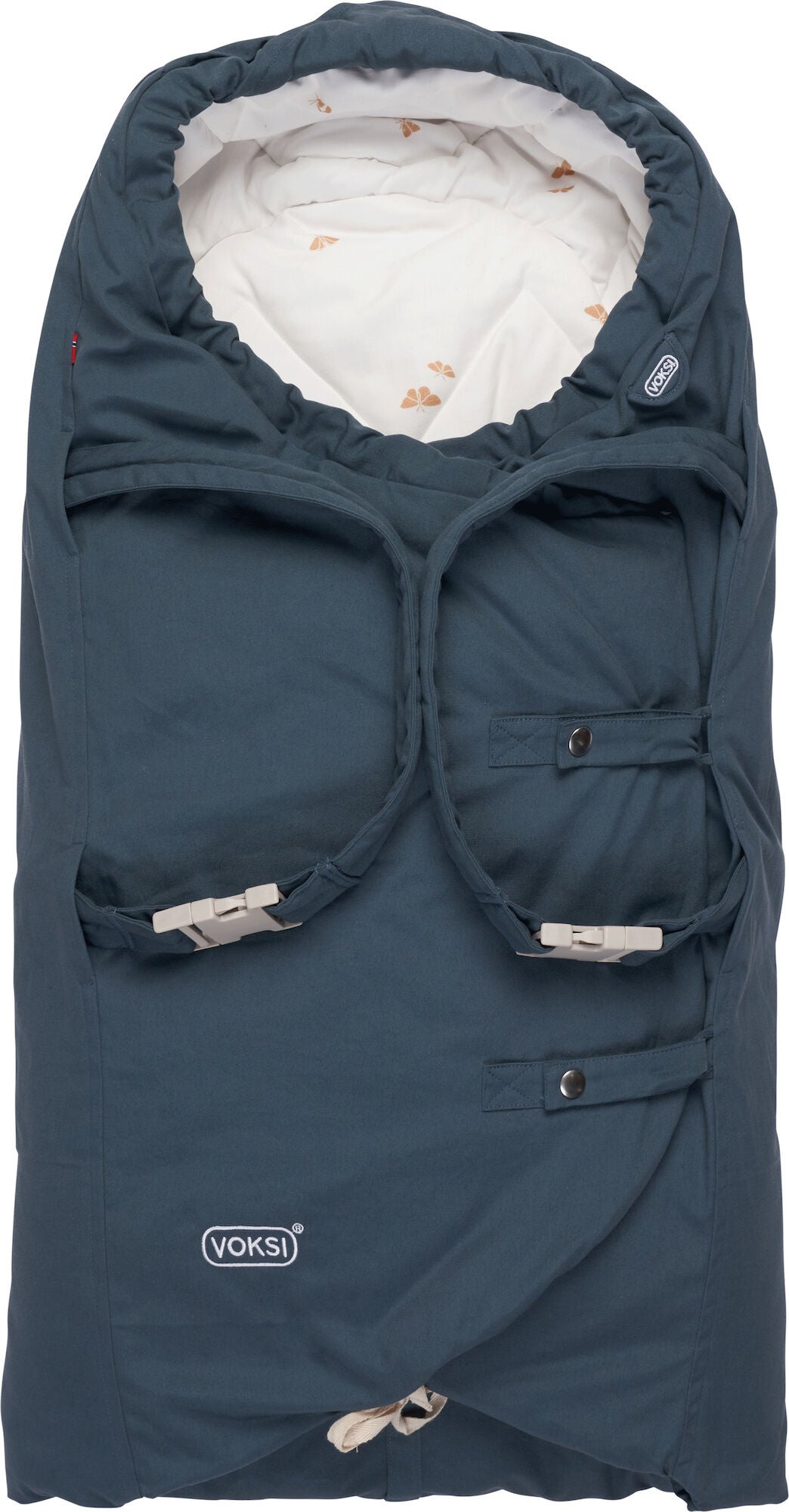 Voksi Carry Kørepose, Poppy Blue Wings